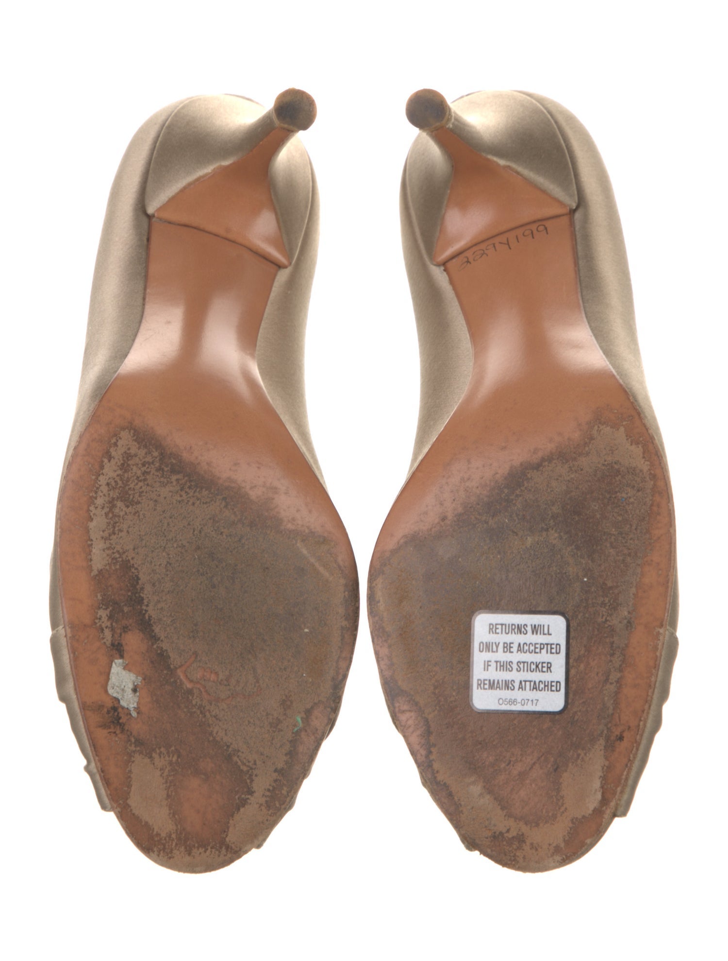 Stuart Weitzman Satin Crystal Embellishments Pumps